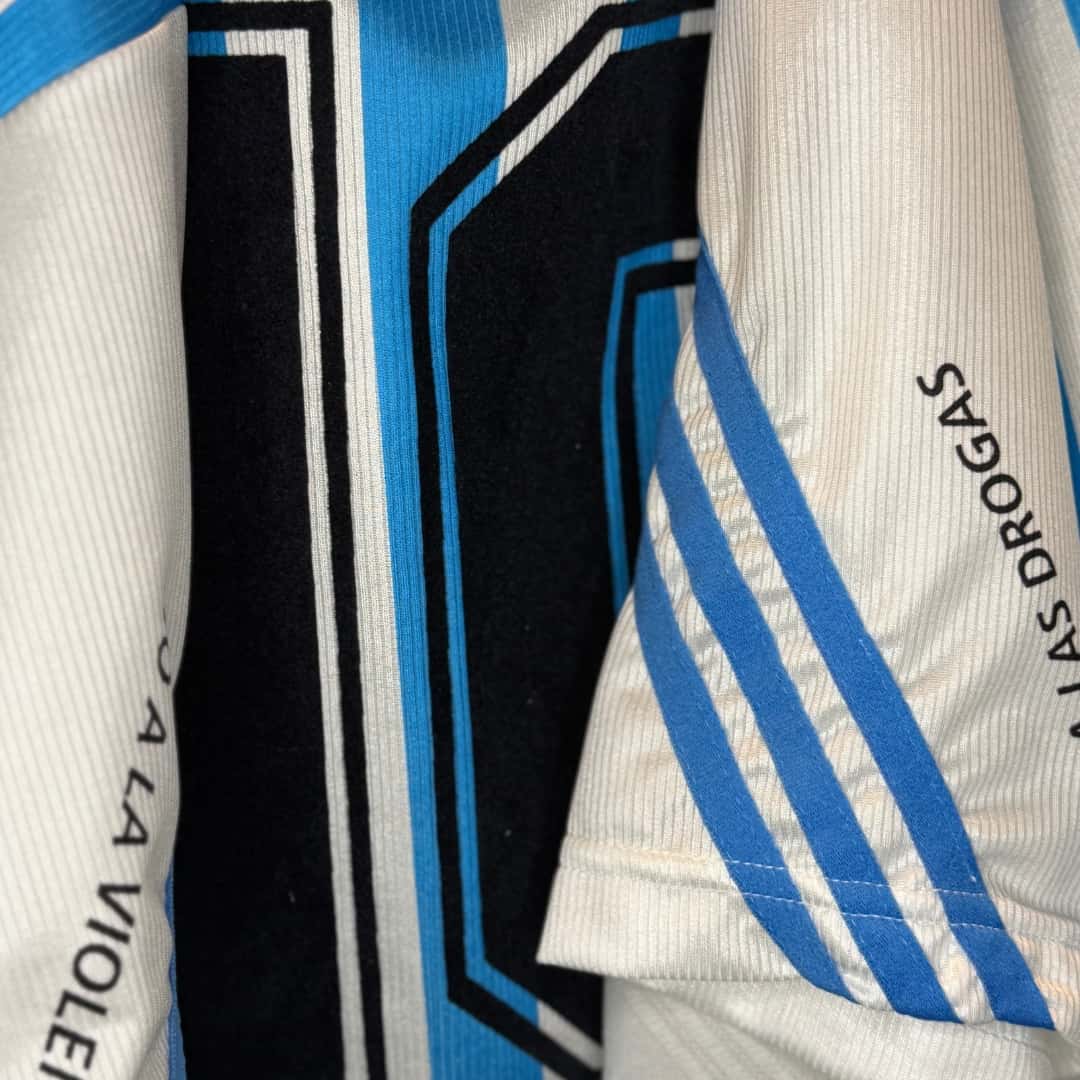 Rubén Capria – Racing Club – Torneo Apertura 1998 – MATCH WORN JERSEY - Imagen 7