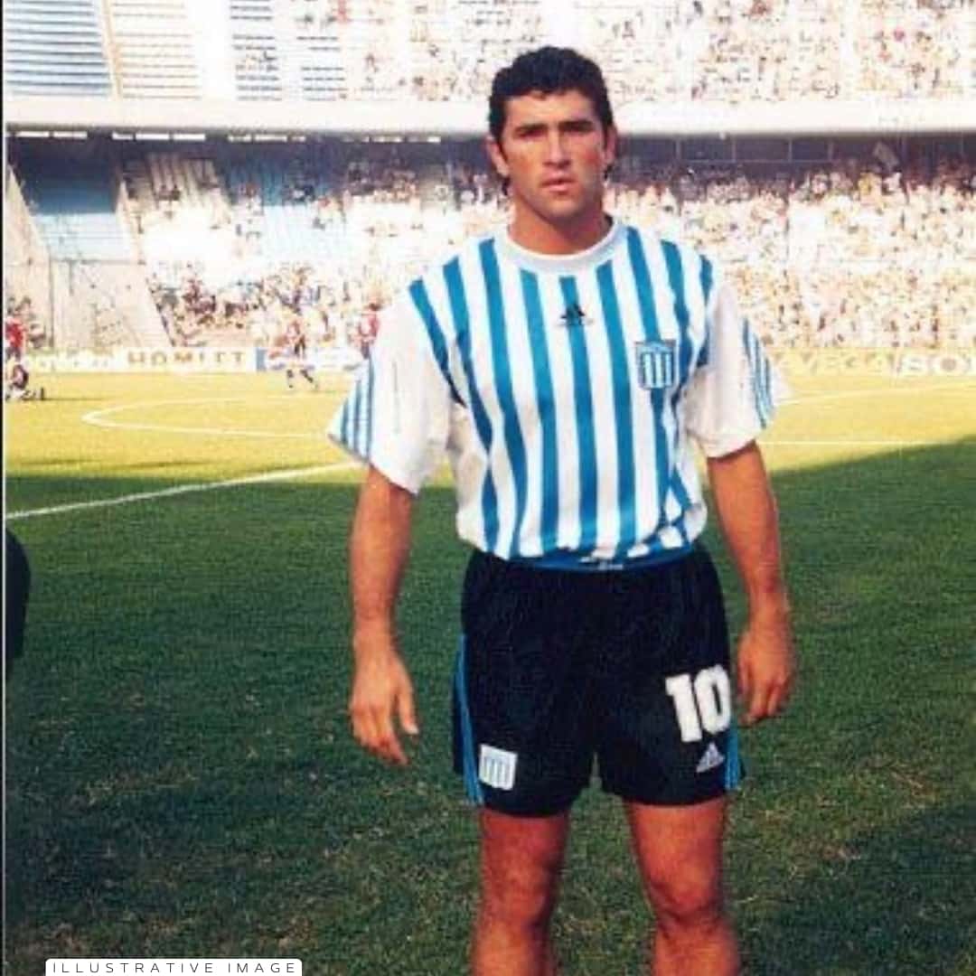 Rubén Capria – Racing Club – Torneo Apertura 1998 – MATCH WORN JERSEY - Imagen 11