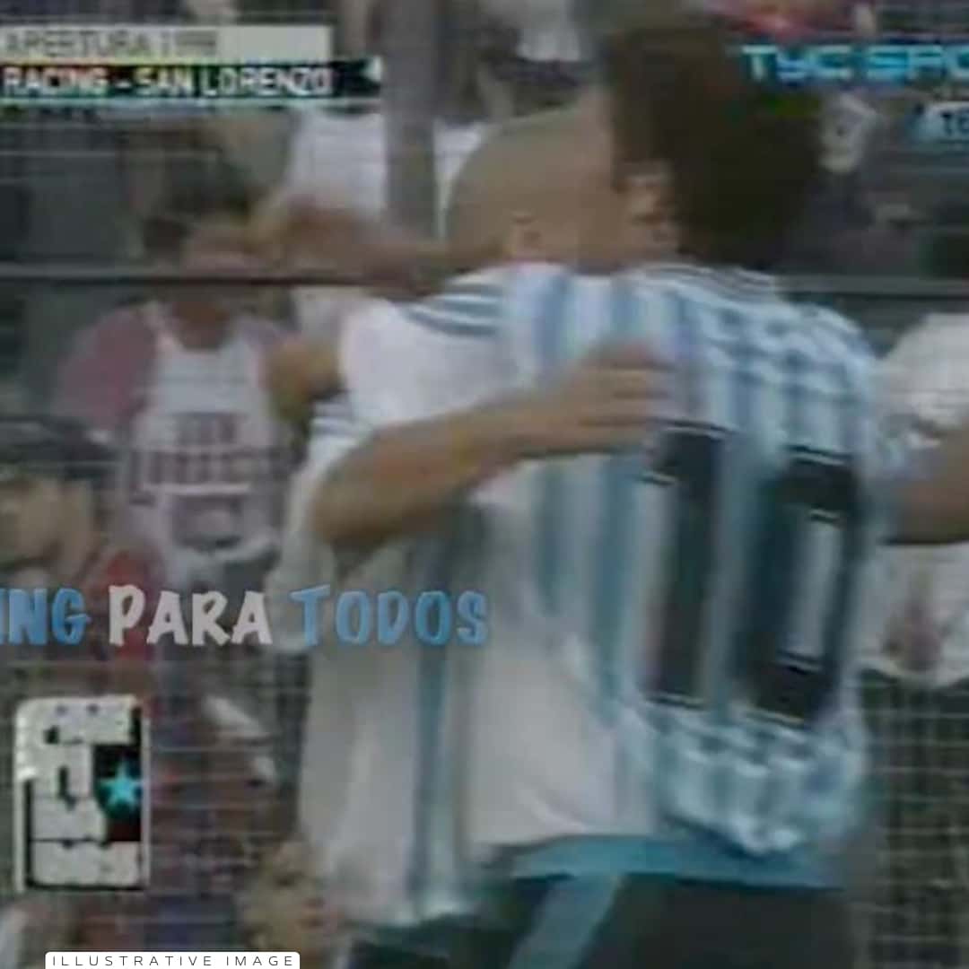 Rubén Capria – Racing Club – Torneo Apertura 1998 – MATCH WORN JERSEY - Imagen 8