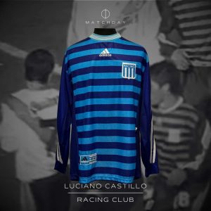 Luciano Castillo - Racing Club - Torneo Clausura 1999 - MATCH WORN JERSEY