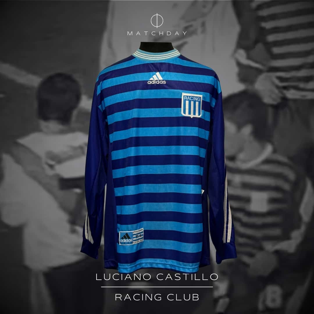 Luciano Castillo – Racing Club – Torneo Clausura 1999 – MATCH WORN JERSEY