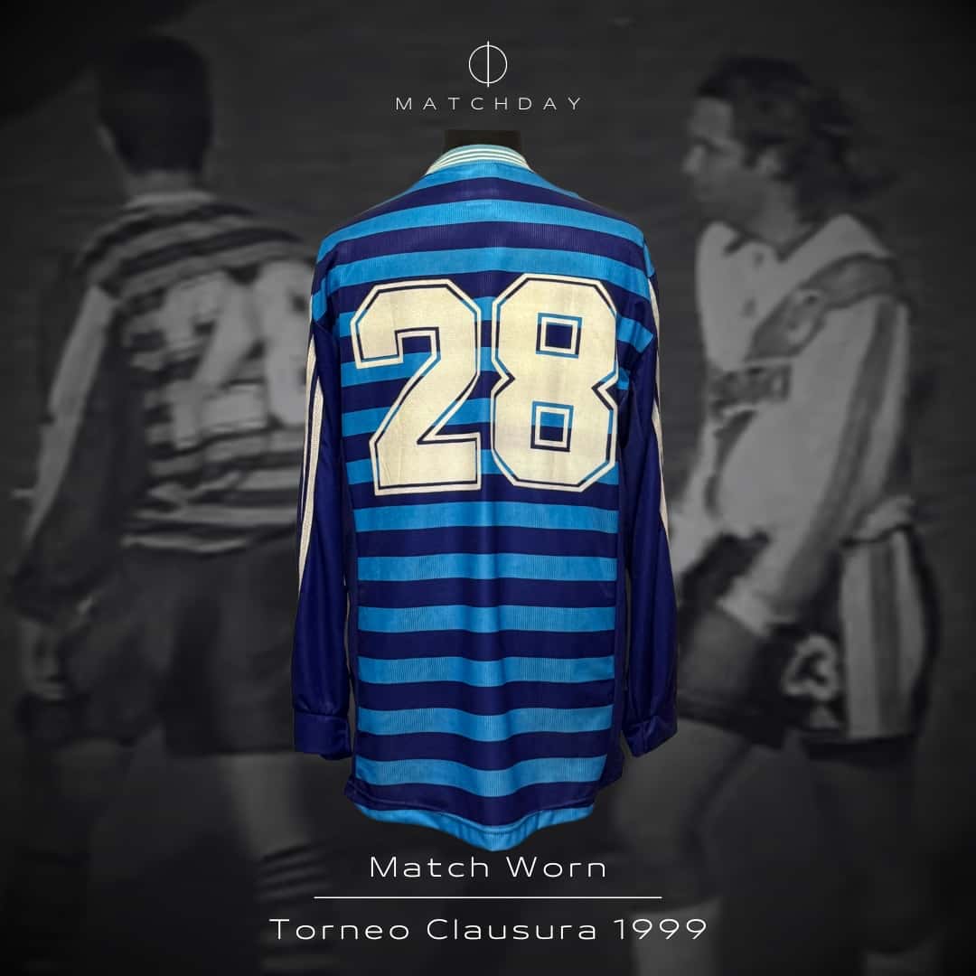 Luciano Castillo – Racing Club – Torneo Clausura 1999 – MATCH WORN JERSEY - Imagen 3