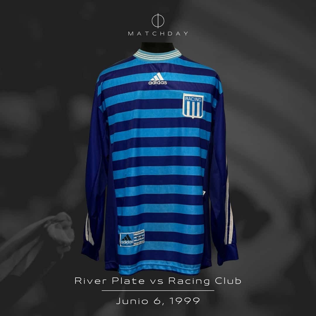 Luciano Castillo – Racing Club – Torneo Clausura 1999 – MATCH WORN JERSEY - Imagen 4