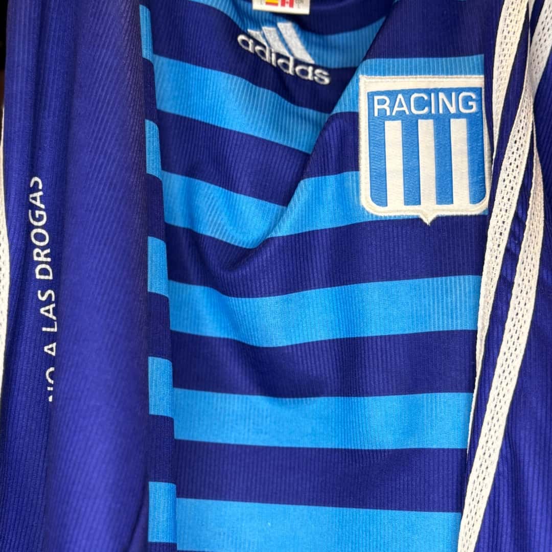 Luciano Castillo – Racing Club – Torneo Clausura 1999 – MATCH WORN JERSEY - Imagen 6