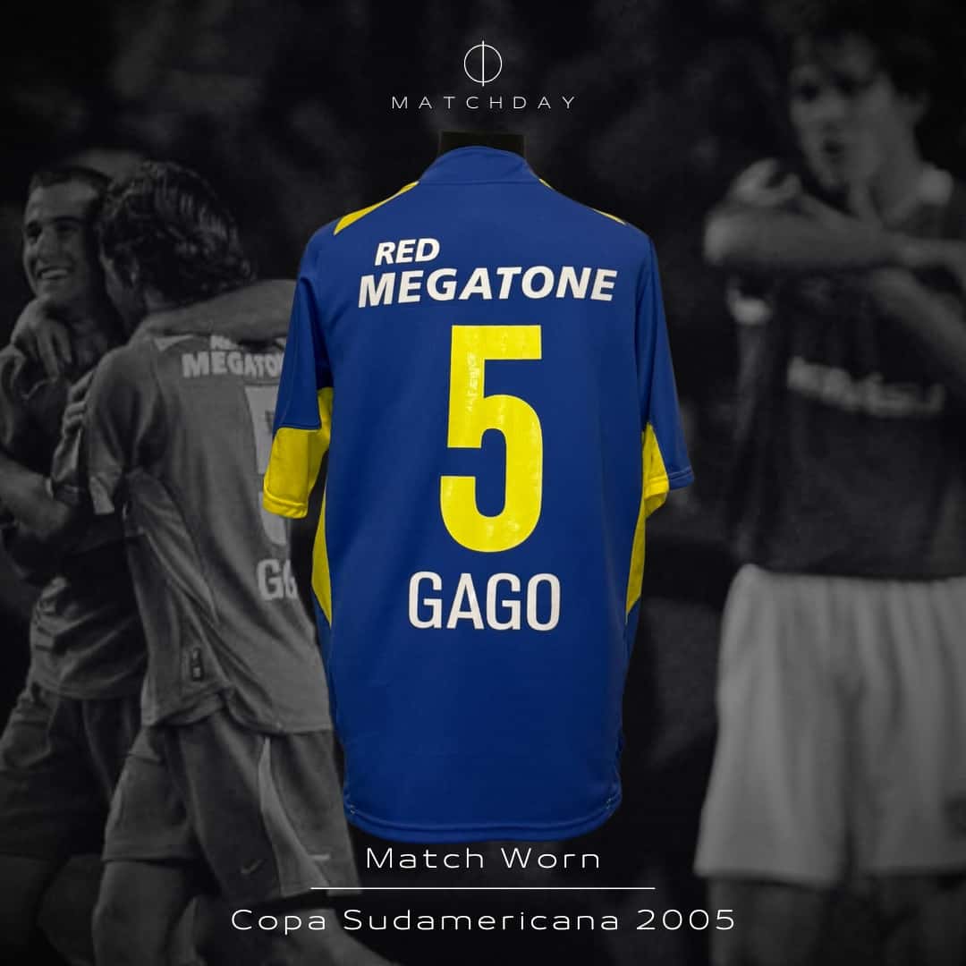 Fernando Gago – Boca Jrs. – Copa sudamericana 2005 – MATCH WORN JERSEY - Imagen 5