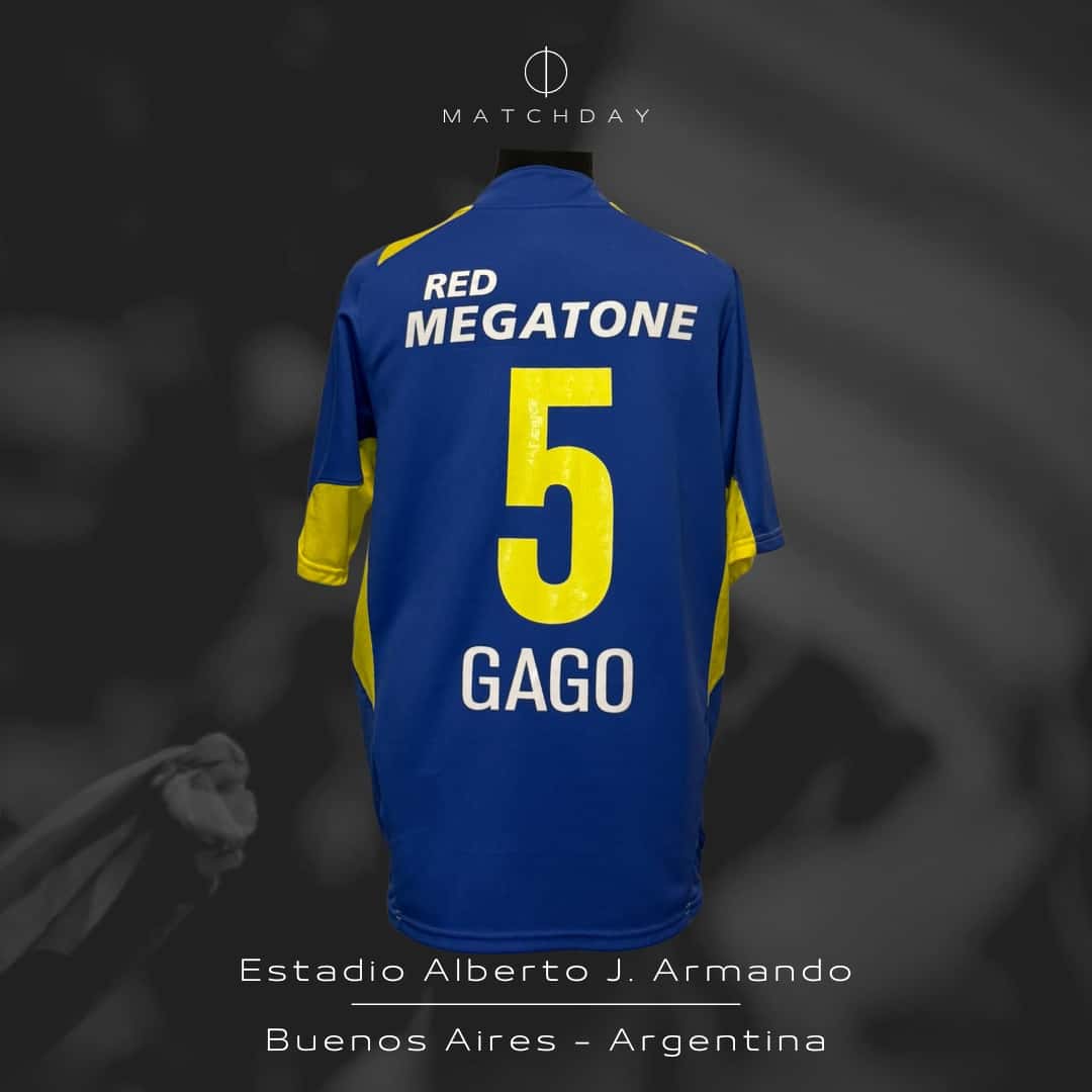 Fernando Gago – Boca Jrs. – Copa sudamericana 2005 – MATCH WORN JERSEY - Imagen 3