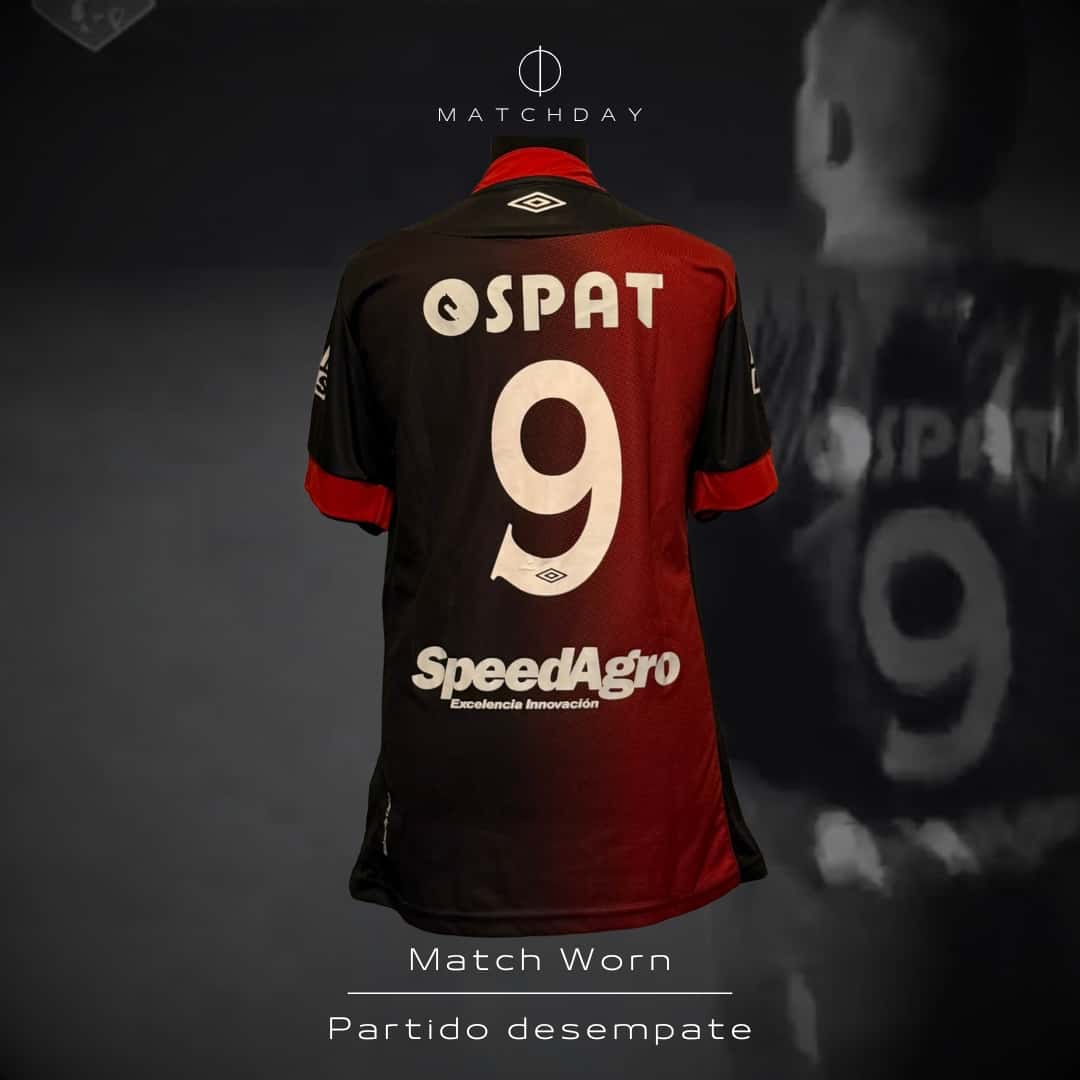 Darío Gandin – Colón – Torneo Final 2014 – MATCH WORN JERSEY – COLECCIÓN JUAN ELUCHANS - Imagen 3