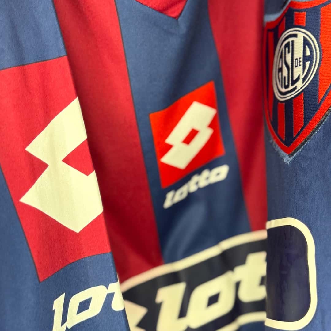 Pablo Michelini – San Lorenzo – Torneo de verano 2005 – MATCH WORN JERSEY – COLECCIÓN JUAN ELUCHANS - Imagen 6
