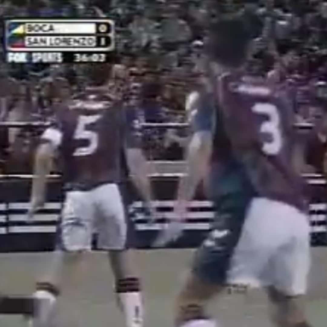 Pablo Michelini – San Lorenzo – Torneo de verano 2005 – MATCH WORN JERSEY – COLECCIÓN JUAN ELUCHANS - Imagen 8