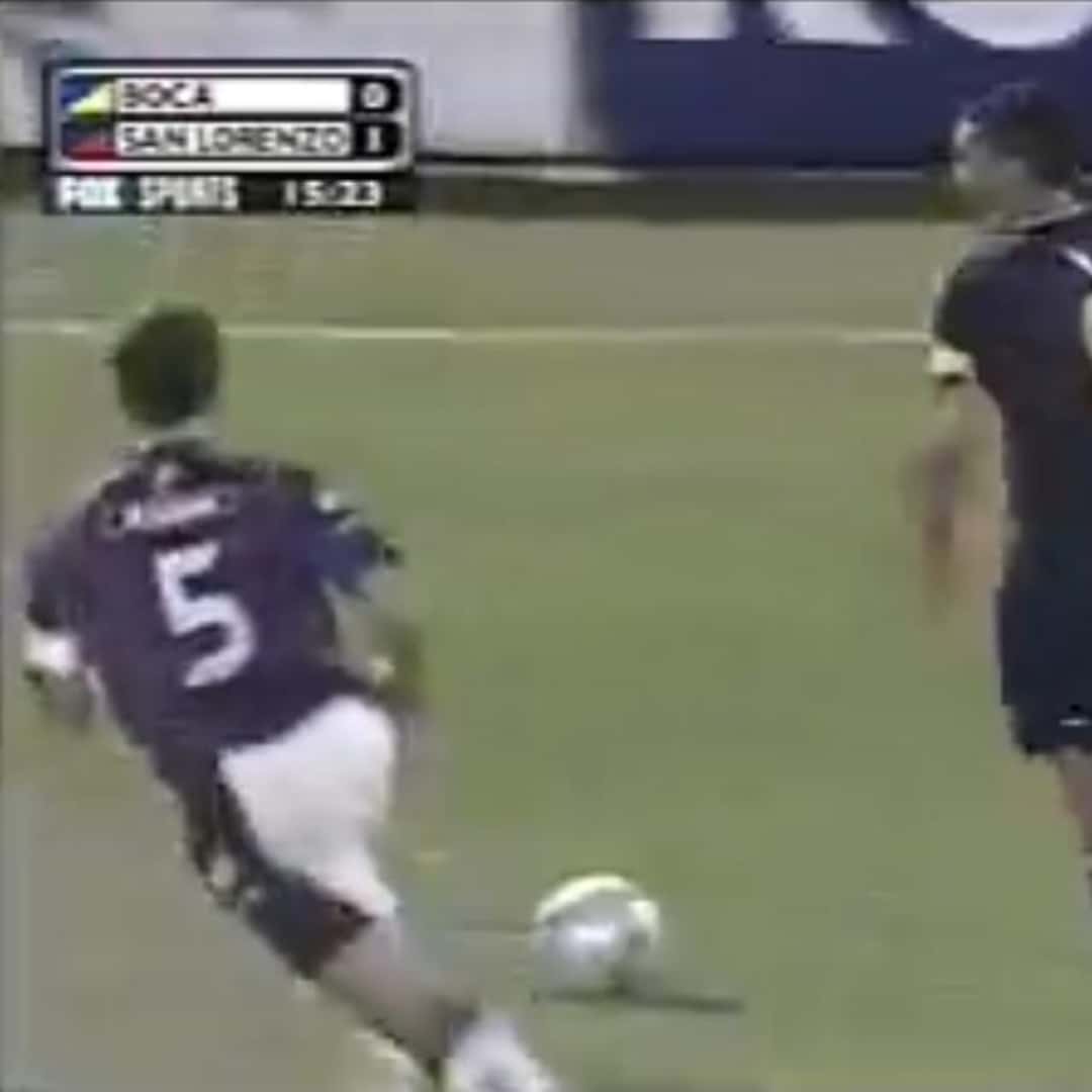 Pablo Michelini – San Lorenzo – Torneo de verano 2005 – MATCH WORN JERSEY – COLECCIÓN JUAN ELUCHANS - Imagen 13