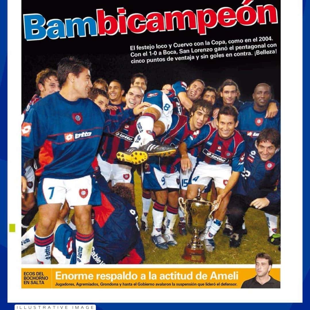 Pablo Michelini – San Lorenzo – Torneo de verano 2005 – MATCH WORN JERSEY – COLECCIÓN JUAN ELUCHANS - Imagen 9