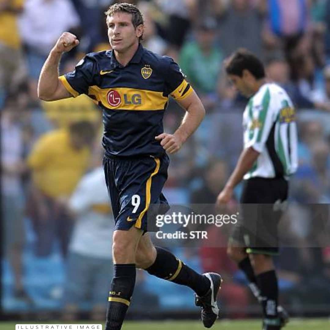 Martín Palermo – Boca Jrs. – Torneo Clausura 2010 – MATCH WORN JERSEY - Imagen 8