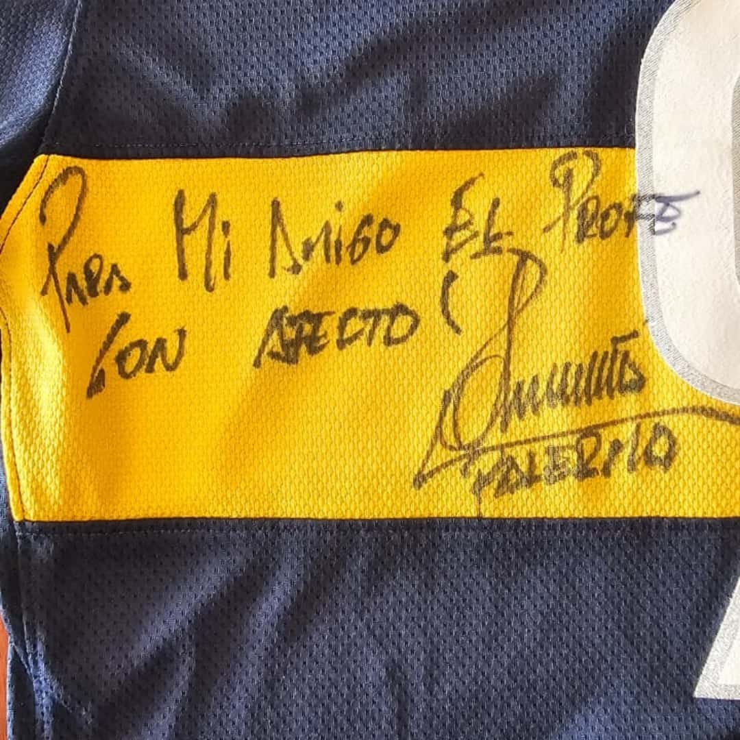 Martín Palermo – Boca Jrs. – Torneo Clausura 2010 – MATCH WORN JERSEY - Imagen 19