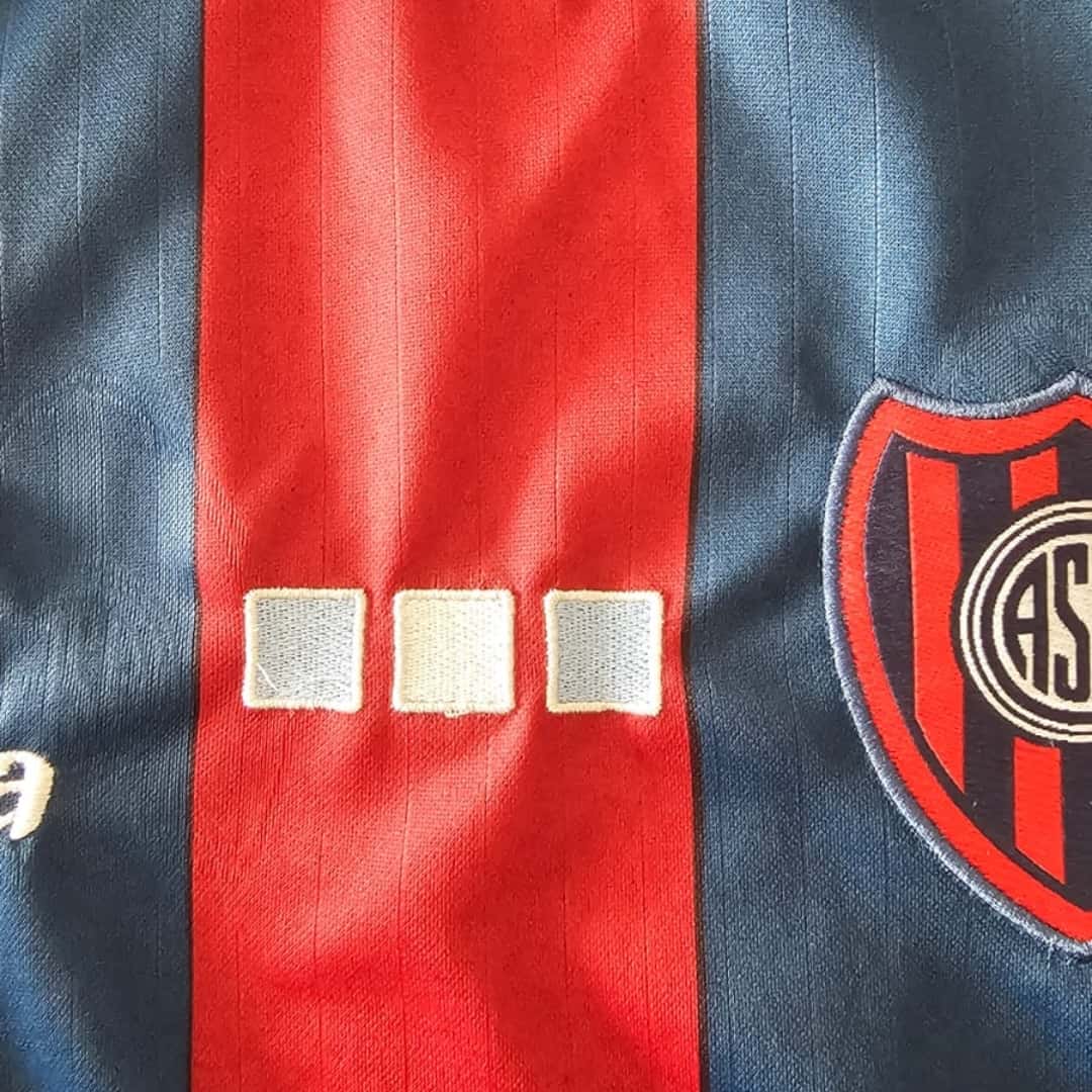 Aldo Paredes – San Lorenzo – Torneo Apertura 2002 – MATCH WORN JERSEY – COLECCIÓN JUAN ELUCHANS - Imagen 19