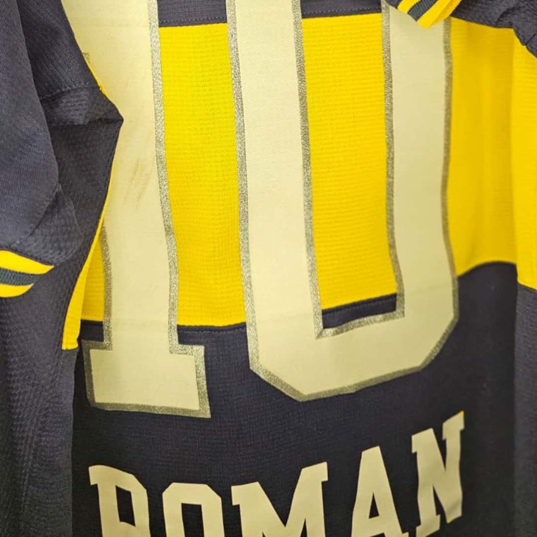Juan Román Riquelme – Boca Jrs. – Copa Libertadores 2007 – MATCH WORN JERSEY Final Ida vs Gremio - Imagen 7