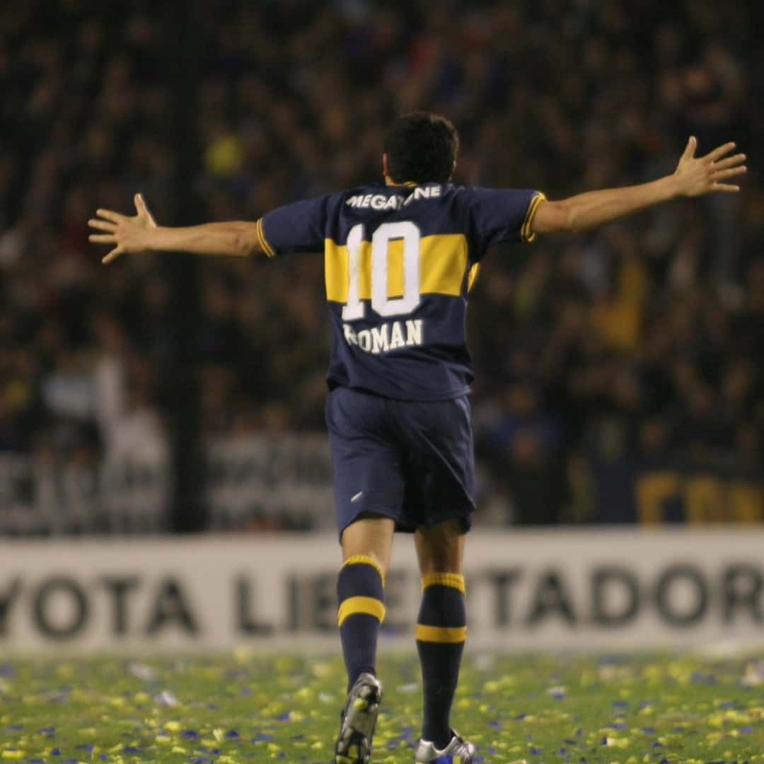 Juan Román Riquelme – Boca Jrs. – Copa Libertadores 2007 – MATCH WORN JERSEY Final Ida vs Gremio - Imagen 12