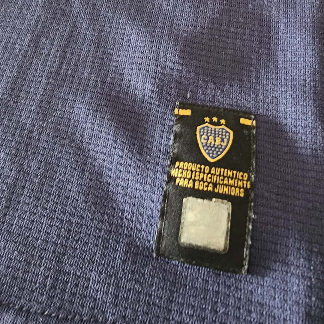 Juan Román Riquelme – Boca Jrs. – Copa Libertadores 2007 – MATCH WORN JERSEY Final Ida vs Gremio - Imagen 15