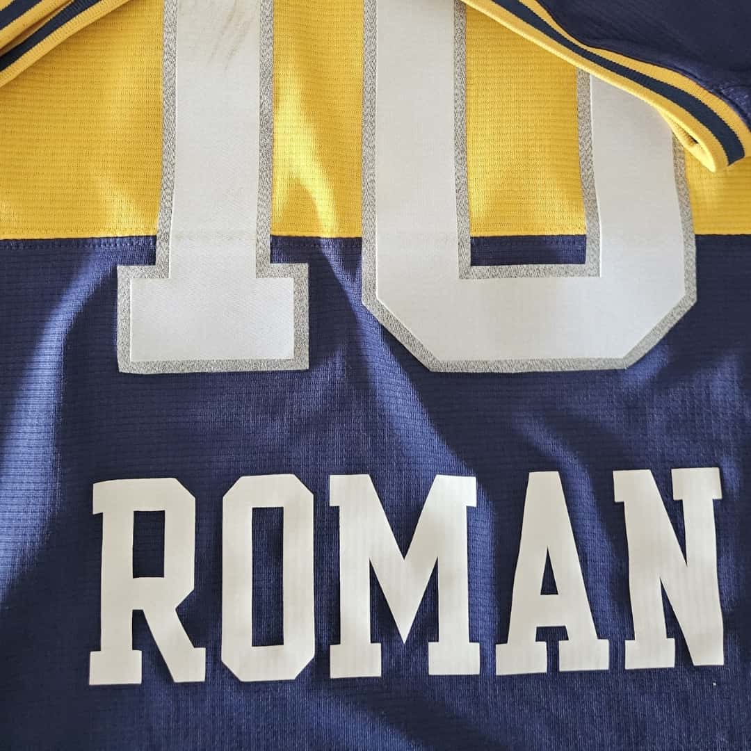 Juan Román Riquelme – Boca Jrs. – Copa Libertadores 2007 – MATCH WORN JERSEY Final Ida vs Gremio - Imagen 22