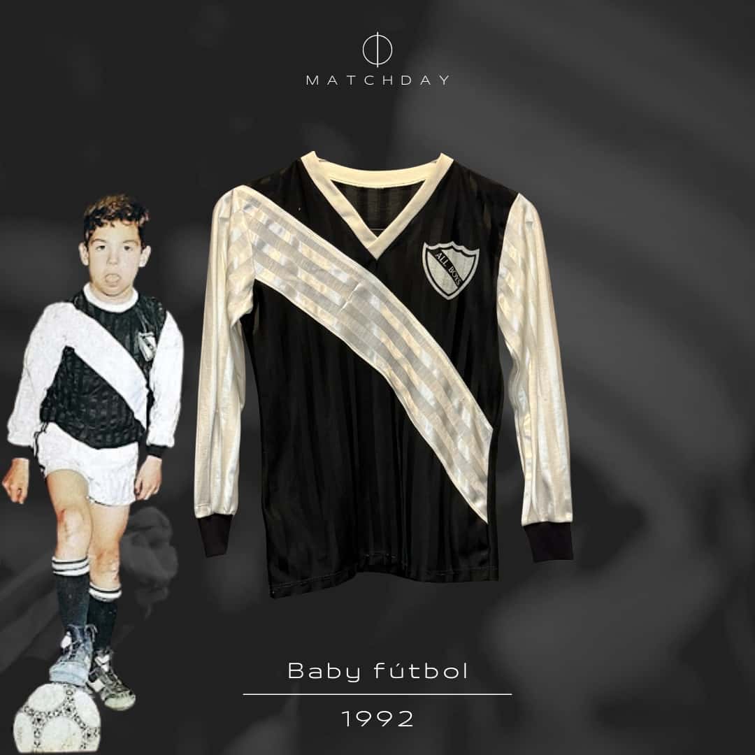 Carlos Tévez – All Boys – Baby fútbol – MATCH WORN JERSEY - Imagen 4