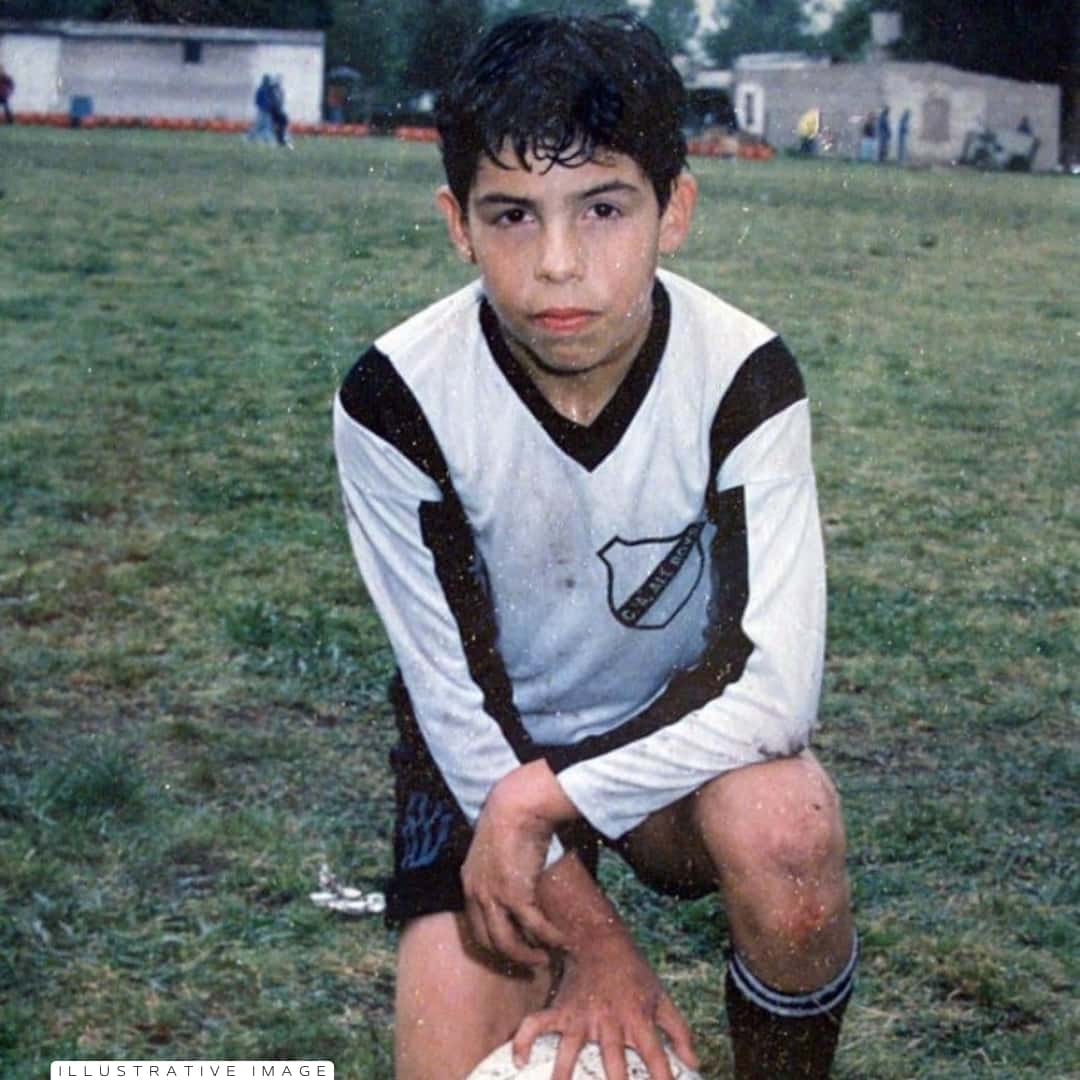 Carlos Tévez – All Boys – Baby fútbol – MATCH WORN JERSEY - Imagen 11