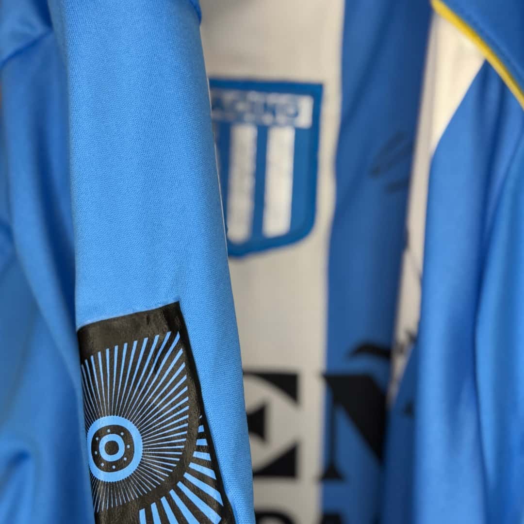 Bruno Zuculini – Racing Club – Torneo Clausura 2011 – MATCH WORN & SIGNED JERSEY - Imagen 6