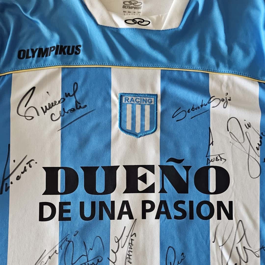 Bruno Zuculini – Racing Club – Torneo Clausura 2011 – MATCH WORN & SIGNED JERSEY - Imagen 11