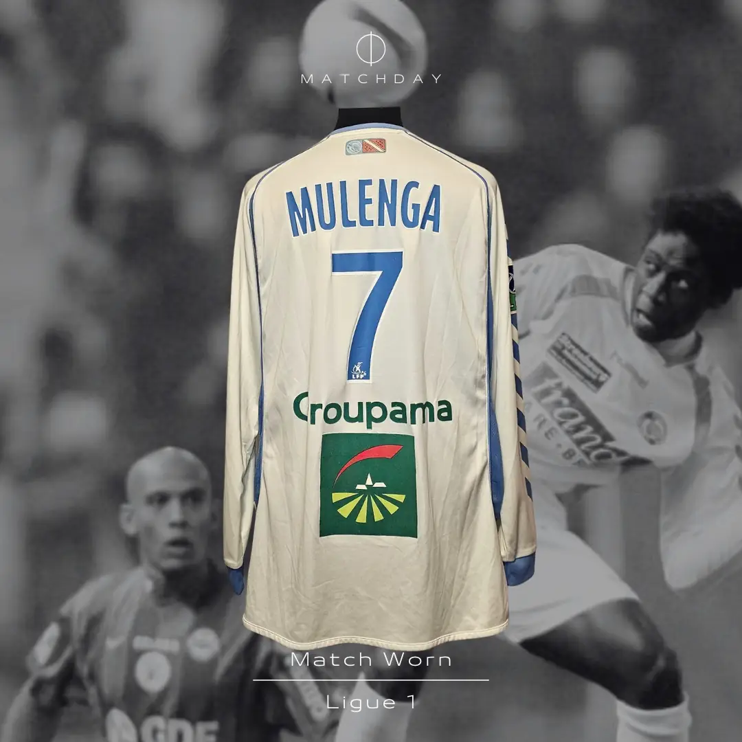 Jacob Mulenga – Racing Strasbourg – Ligue 1 – MATCH WORN JERSEY – JUAN ELUCHANS COLLECTION - Imagen 3