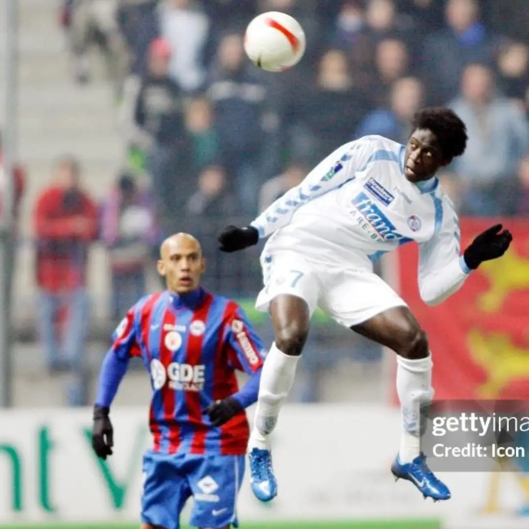 Jacob Mulenga – Racing Strasbourg – Ligue 1 – MATCH WORN JERSEY – JUAN ELUCHANS COLLECTION - Imagen 9