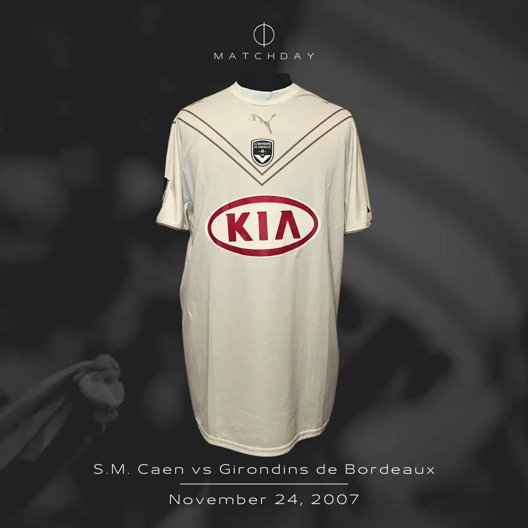 Fernando Cavenaghi – F.C. Girondins – Ligue 1 – MATCH WORN IN BENCH JERSEY – JUAN ELUCHANS COLLECTION - Imagen 4