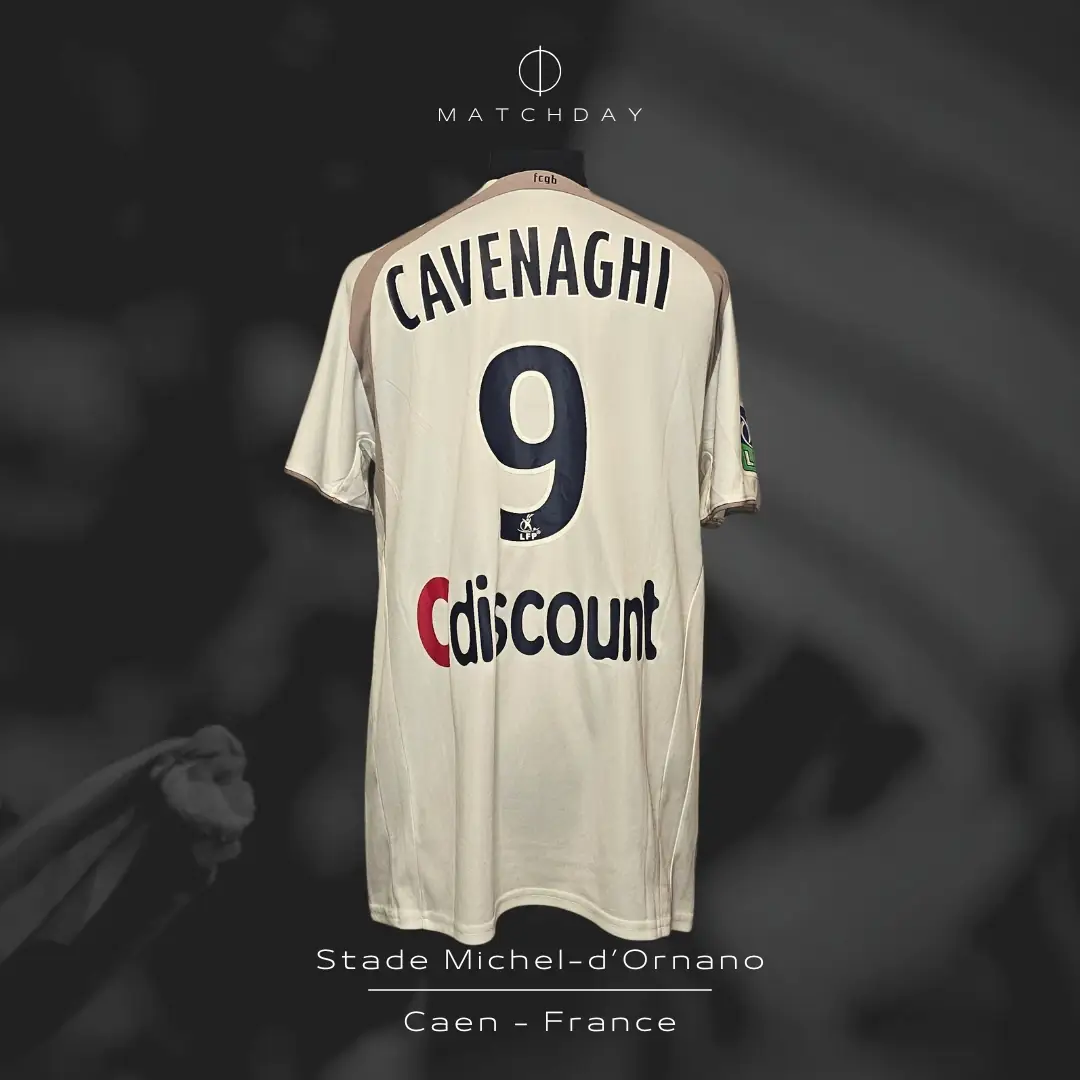 Fernando Cavenaghi – F.C. Girondins – Ligue 1 – MATCH WORN IN BENCH JERSEY – JUAN ELUCHANS COLLECTION - Imagen 5