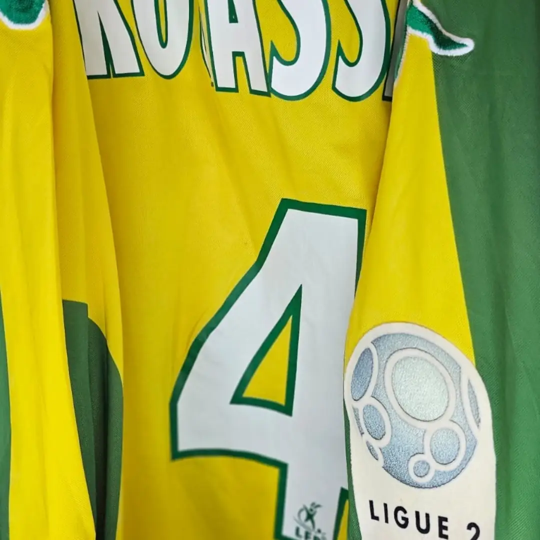 Ernest Akouassaga – F.C. Nantes – Ligue 2 – MATCH WORN JERSEY – JUAN ELUCHANS COLLECTION - Imagen 7
