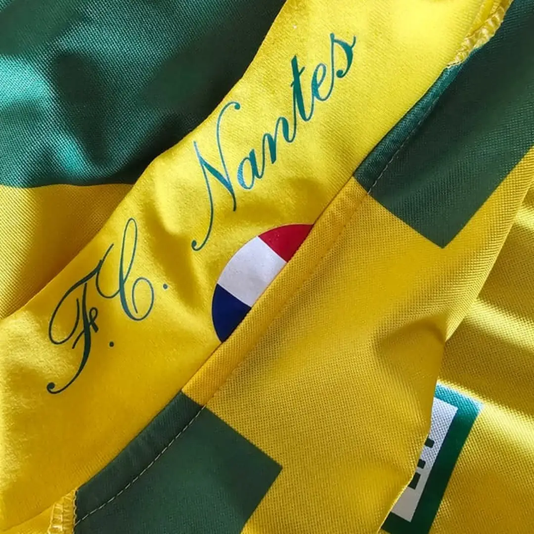 Ernest Akouassaga – F.C. Nantes – Ligue 2 – MATCH WORN JERSEY – JUAN ELUCHANS COLLECTION - Imagen 13