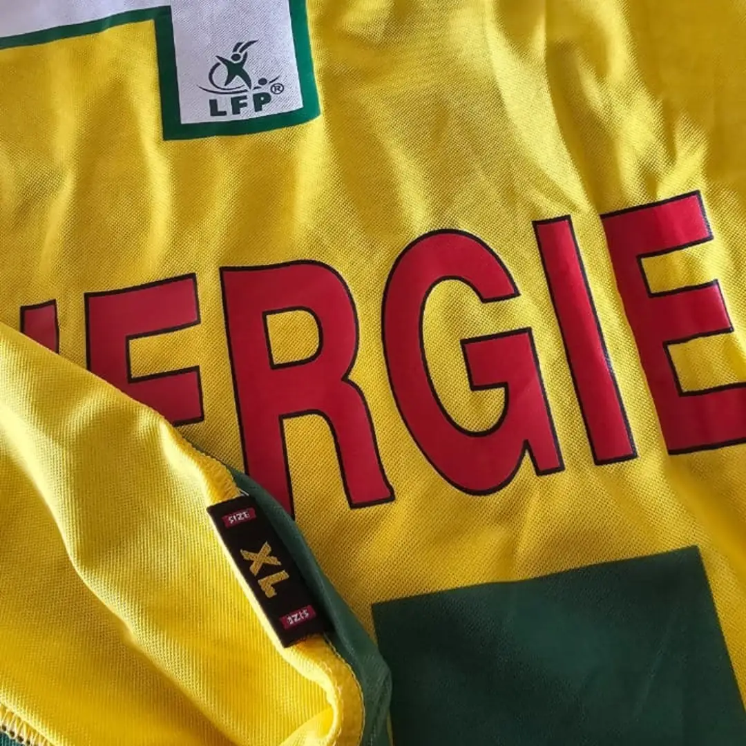 Ernest Akouassaga – F.C. Nantes – Ligue 2 – MATCH WORN JERSEY – JUAN ELUCHANS COLLECTION - Imagen 14