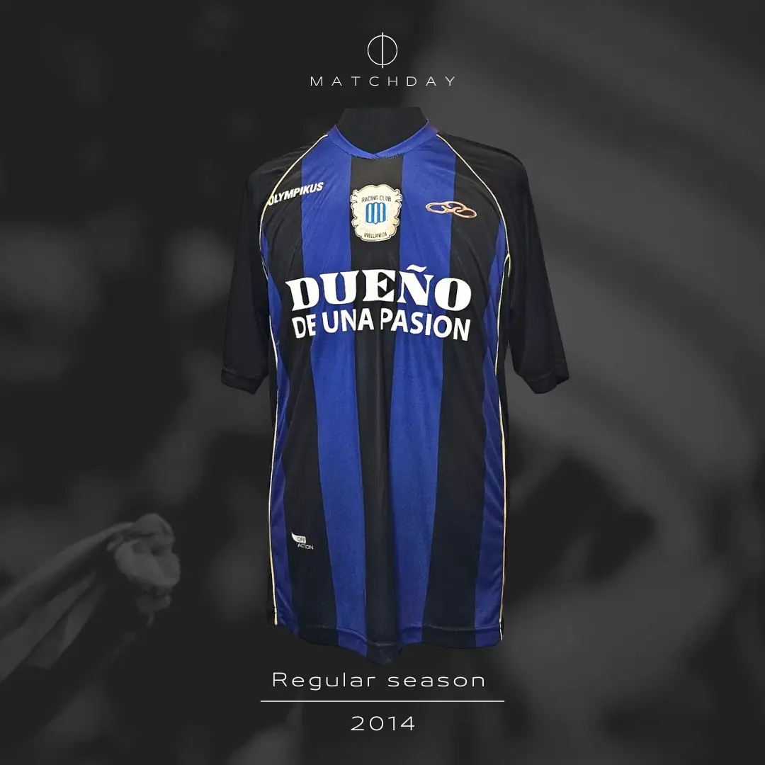 Agustín Pelletieri – Racing Club – Torneo Inicial 2014 – MATCH WORN JERSEY - Imagen 4
