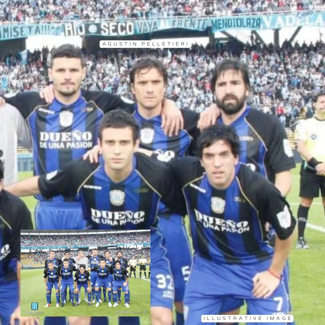 Agustín Pelletieri – Racing Club – Torneo Inicial 2014 – MATCH WORN JERSEY - Imagen 8