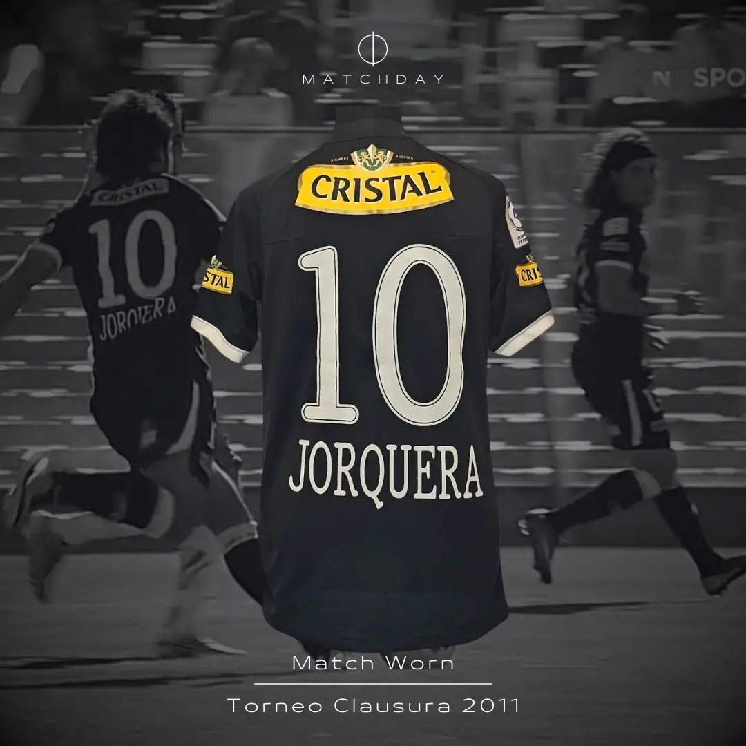 Cristóbal Jorquera – Colo Colo – Torneo Clausura 2011 – MATCH WORN JERSEY – JUAN ELUCHANS COLLECTION - Imagen 3