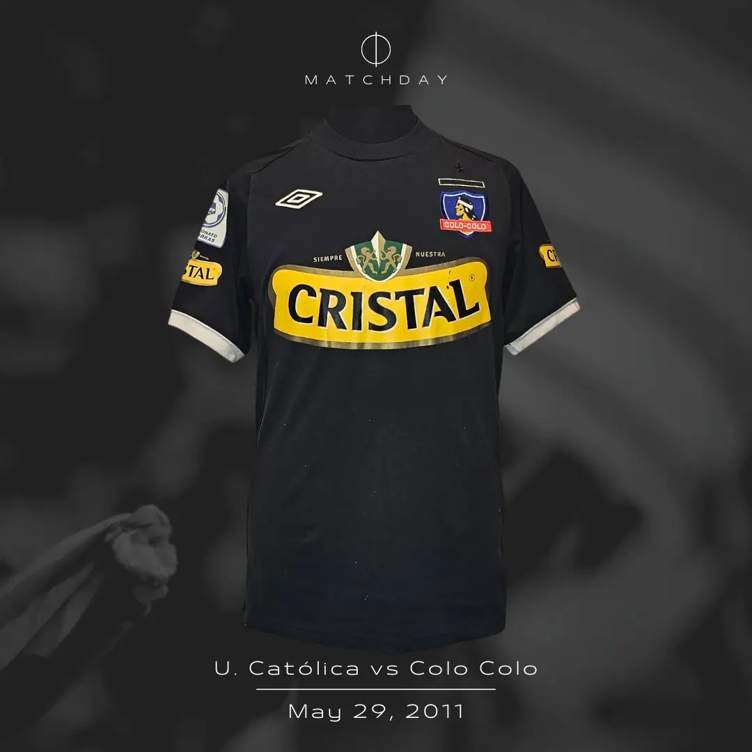 Cristóbal Jorquera – Colo Colo – Torneo Clausura 2011 – MATCH WORN JERSEY – JUAN ELUCHANS COLLECTION - Imagen 4