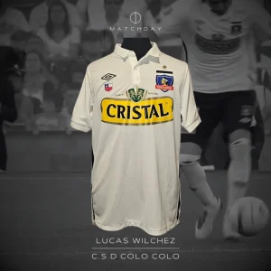 Lucas Wilchez - Colo Colo - Campeonato Nacional 2010 - MATCH WORN JERSEY - JUAN ELUCHANS COLLECTION