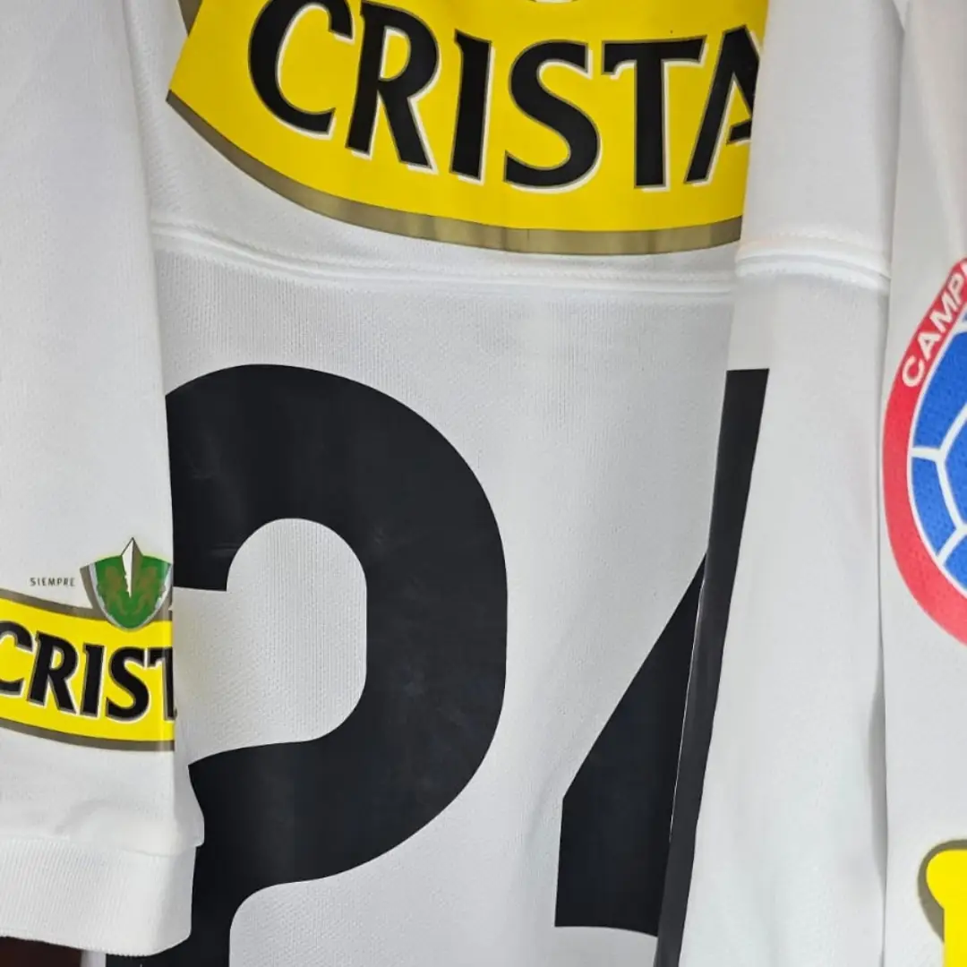Lucas Wilchez – Colo Colo – Campeonato Nacional 2010 – MATCH WORN JERSEY – JUAN ELUCHANS COLLECTION - Imagen 7