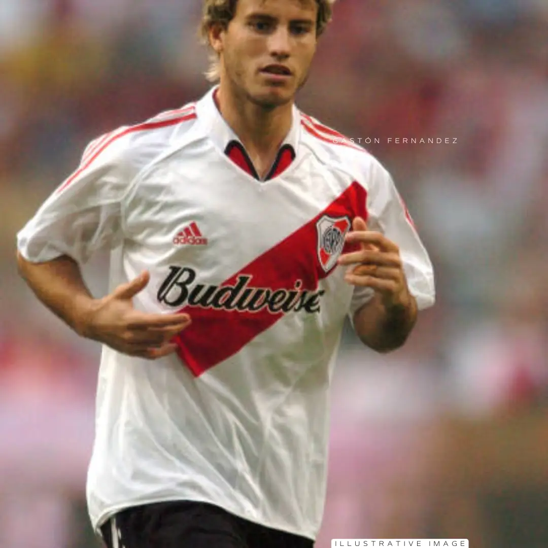 Gastón Fernandez – River Plate – Torneo Apertura 2004 – MATCH WORN JERSEY – JUAN ELUCHANS COLLECTION - Imagen 8