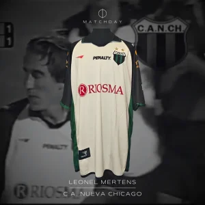 Leonel Martens - Nueva Chicago - Torneo Clausura 2002 - MATCH WORN JERSEY - JUAN ELUCHANS COLLECTION