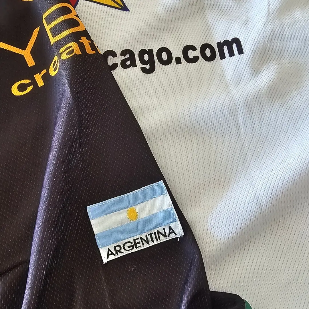 Leonel Martens – Nueva Chicago – Torneo Clausura 2002 – MATCH WORN JERSEY – JUAN ELUCHANS COLLECTION - Imagen 16