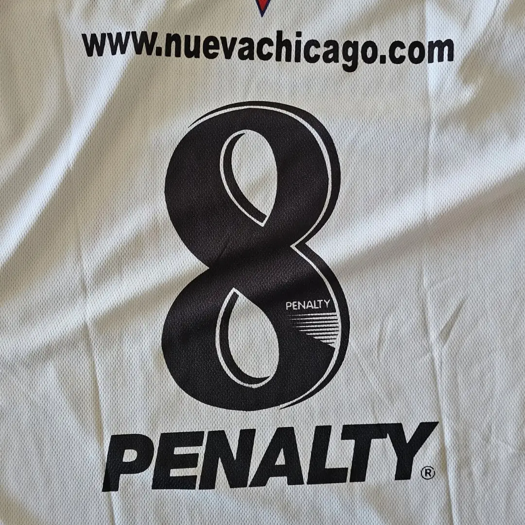 Leonel Martens – Nueva Chicago – Torneo Clausura 2002 – MATCH WORN JERSEY – JUAN ELUCHANS COLLECTION - Imagen 19