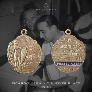 Ricardo Vaghi - River Plate - 1ra División - 1938 - VAGHI FAMILY COLLECTION