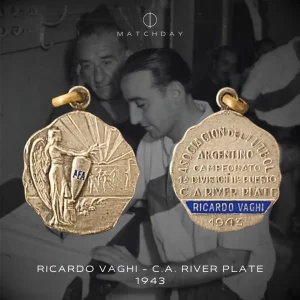 Ricardo Vaghi - River Plate - 1ra División - 1943 - VAGHI FAMILY COLLECTION