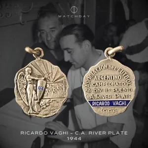 Ricardo Vaghi - River Plate - 1ra División - 1944 - VAGHI FAMILY COLLECTION