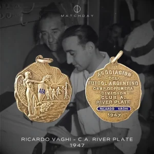 Ricardo Vaghi - River Plate - 1ra División - 1947 - VAGHI FAMILY COLLECTION
