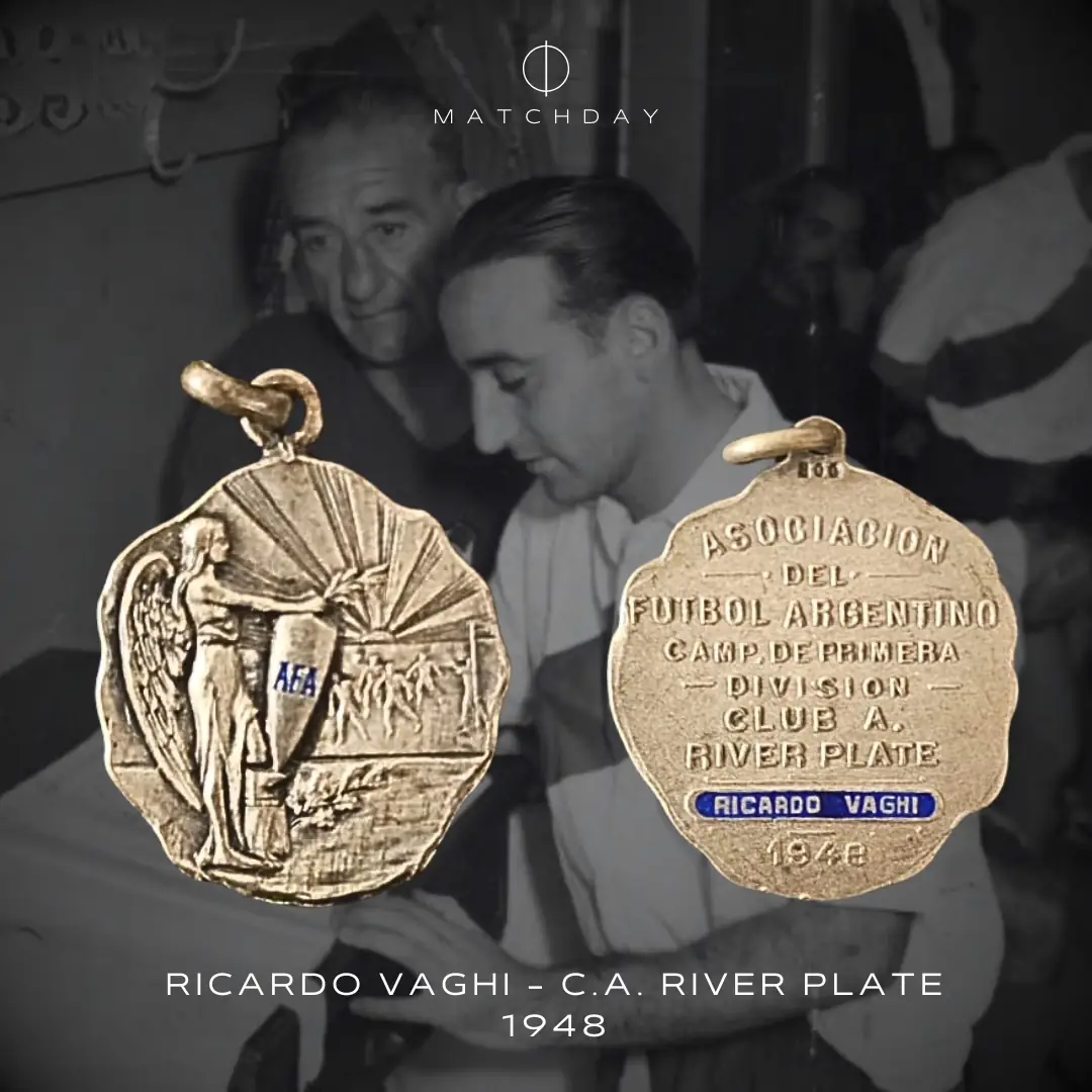 Ricardo Vaghi – River Plate – 1ra División – 1948 – VAGHI FAMILY COLLECTION
