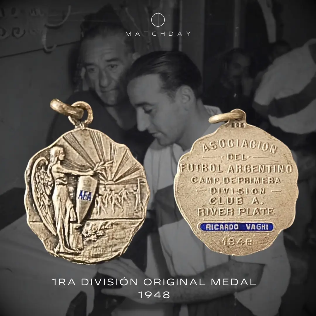 Ricardo Vaghi – River Plate – 1ra División – 1948 – VAGHI FAMILY COLLECTION - Imagen 3