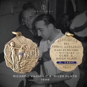 Ricardo Vaghi - River Plate - 1ra División - 1949 - VAGHI FAMILY COLLECTION